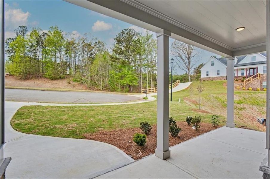 Exterior details and patio area of a home in , Cartersville (Image 4).