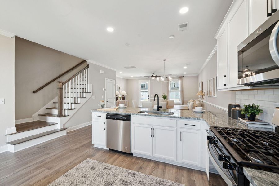 Furnished interior view inside a new home in Abbey Walk, Moncks Corner (Image 18). Furnished interior view inside a new home in Abbey Walk, Moncks Corner (Image 18).