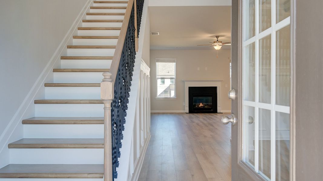 Furnished interior view inside a new home in Westwind Estates, Hampton (Image 4).