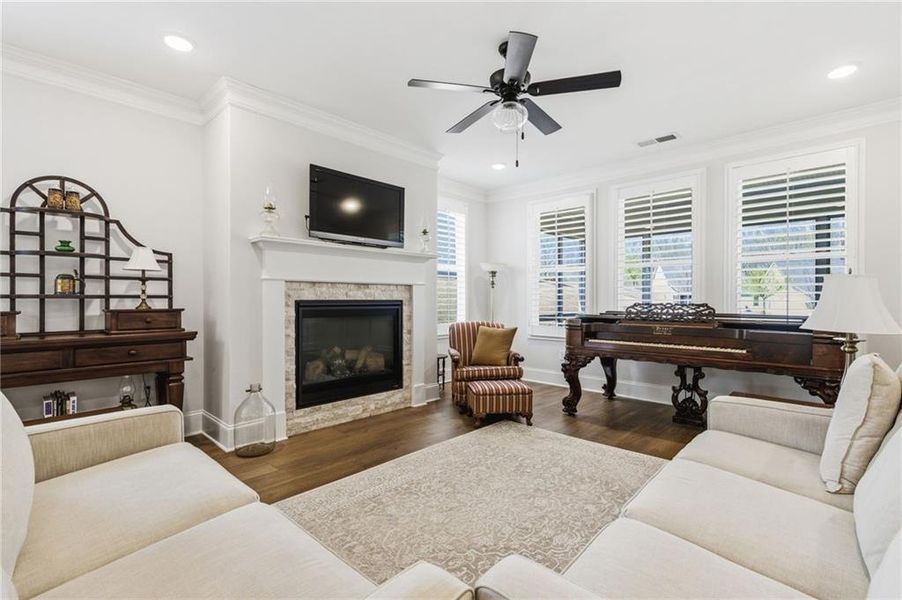 Furnished interior view inside a new home in , Canton (Image 29). Furnished interior view inside a new home in , Canton (Image 29).