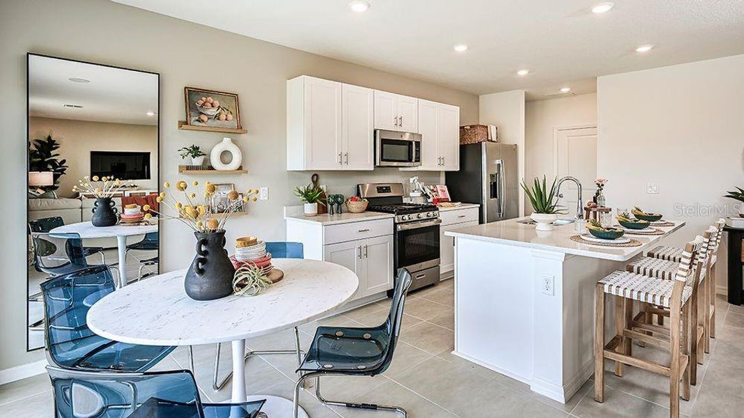 Furnished interior view inside a new home in Waterstone, Groveland (Image 15).