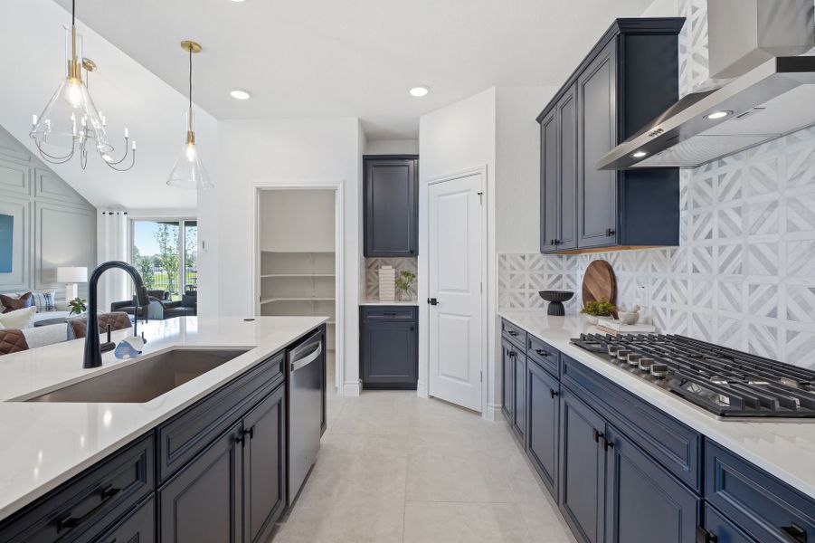 Representative furnished interior of a home built from the Rainier by Pulte Homes in Davis Ranch, San Antonio (Image 16).