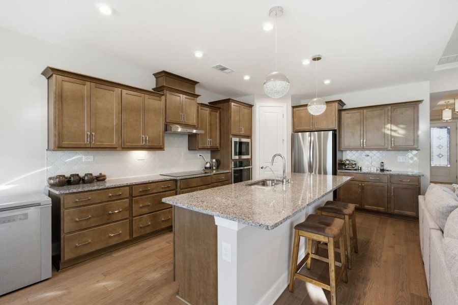 Furnished interior view inside a new home in , Hoschton (Image 12).