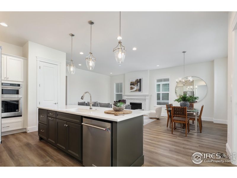 View of Living and Dining Room from Kitchen View of Living and Dining Room from Kitchen