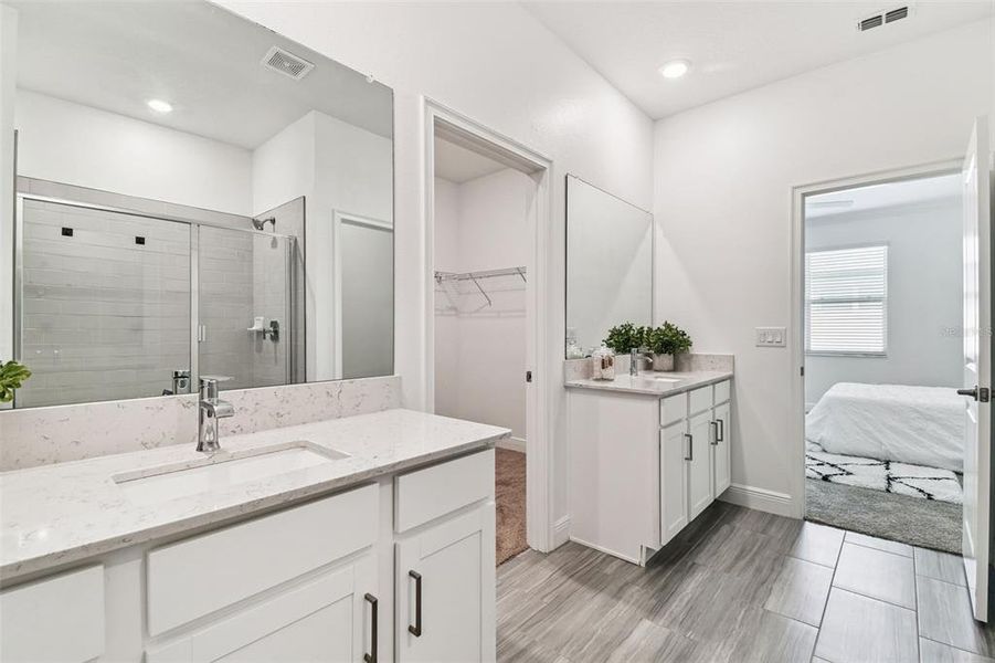 Furnished interior view inside a new home in , Land O' Lakes (Image 12).