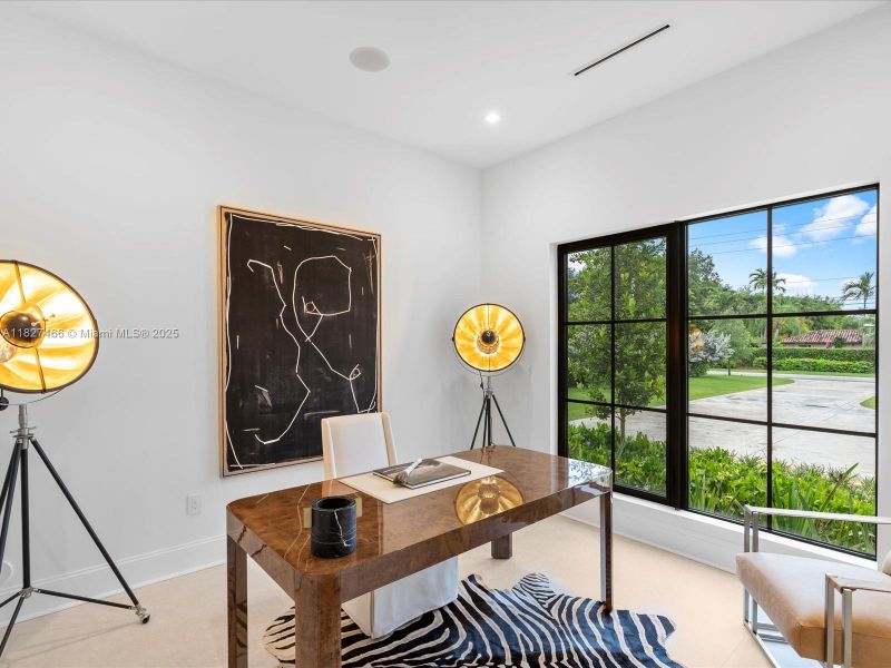 Furnished interior view inside a new home in , Miami (Image 41).