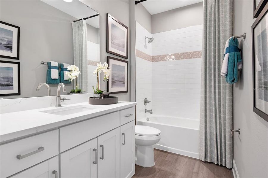 Furnished interior view inside a new home in SummerTide, Palm Coast (Image 12).