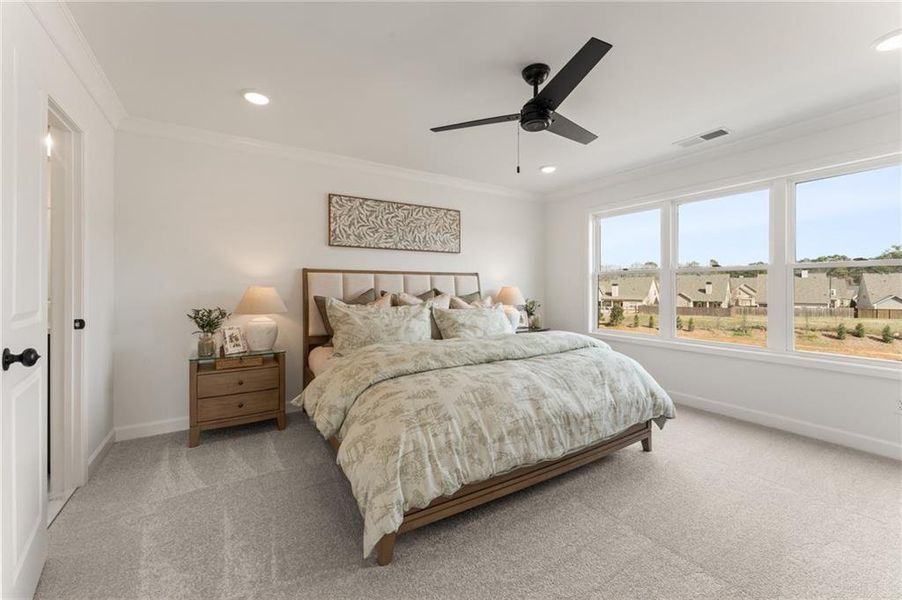 Furnished interior view inside a new home in Wilkins Walk, Mableton (Image 11).