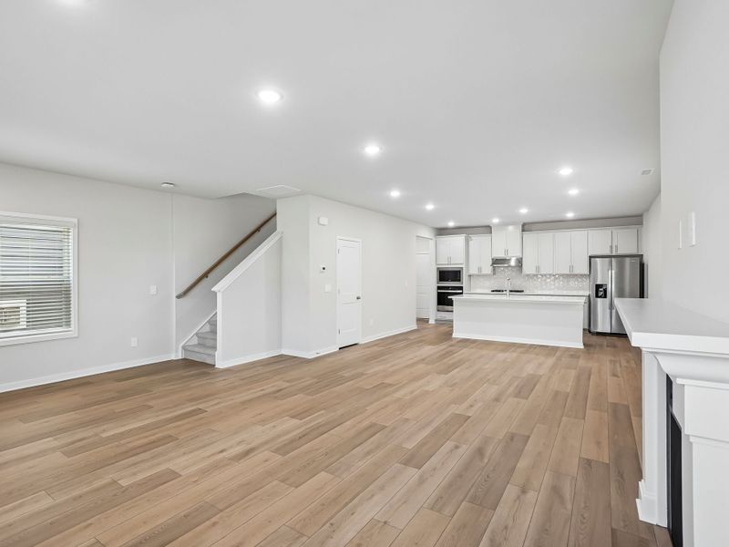 Spacious, unfurnished interior of a new home in Marshburn Landing - Bungalow Series, Wendell (Image 12).