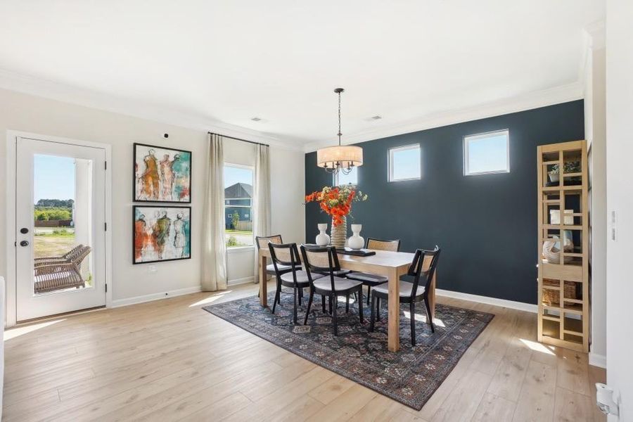 Furnished interior view inside a new home in Fair Oak, Calhoun (Image 3).