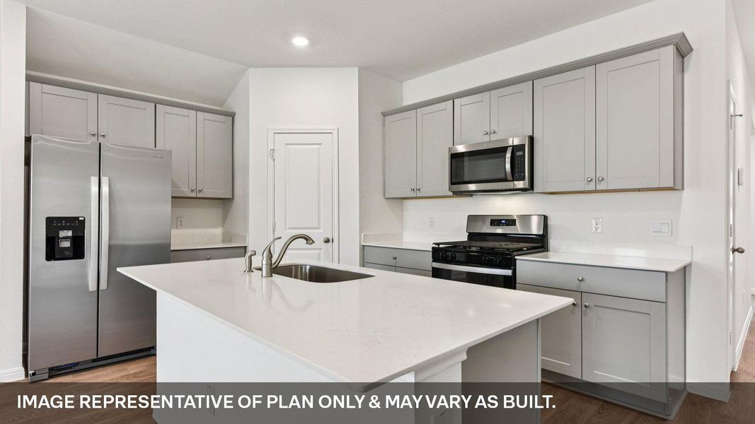 Furnished interior view inside a new home in Southgrove, Kyle (Image 6).