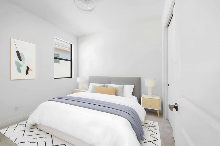 Furnished interior view inside a new home in , Port St. Lucie (Image 13).