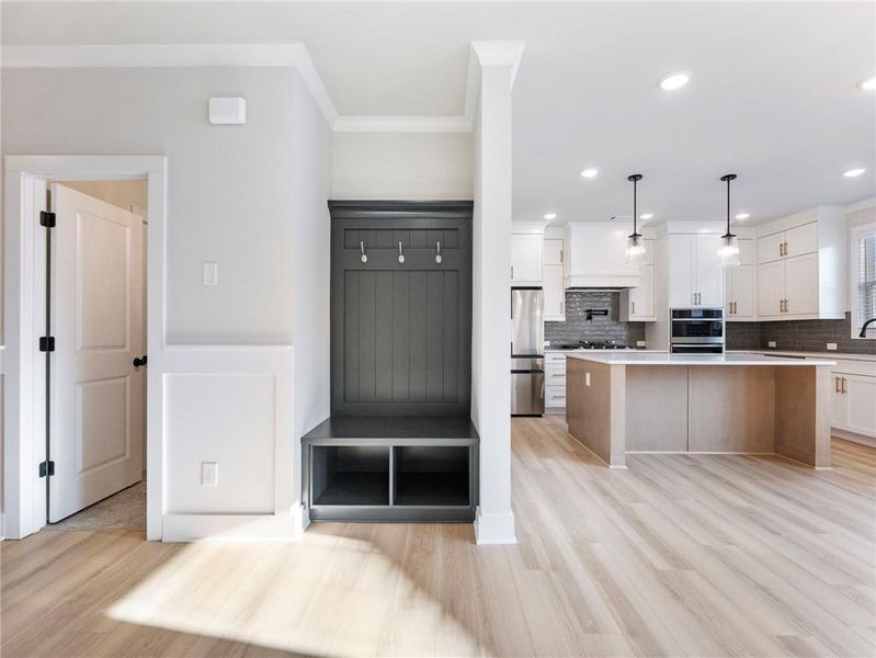 Furnished interior view inside a new home in , Buford (Image 10).