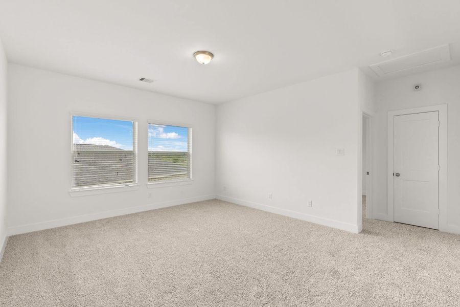 Representative unfurnished interior of a home built from the Laramie – 45′ Lot by Chesmar Homes in Wildrye, Waller (Image 5). Representative unfurnished interior of a home built from the Laramie – 45′ Lot by Chesmar Homes in Wildrye, Waller (Image 5).