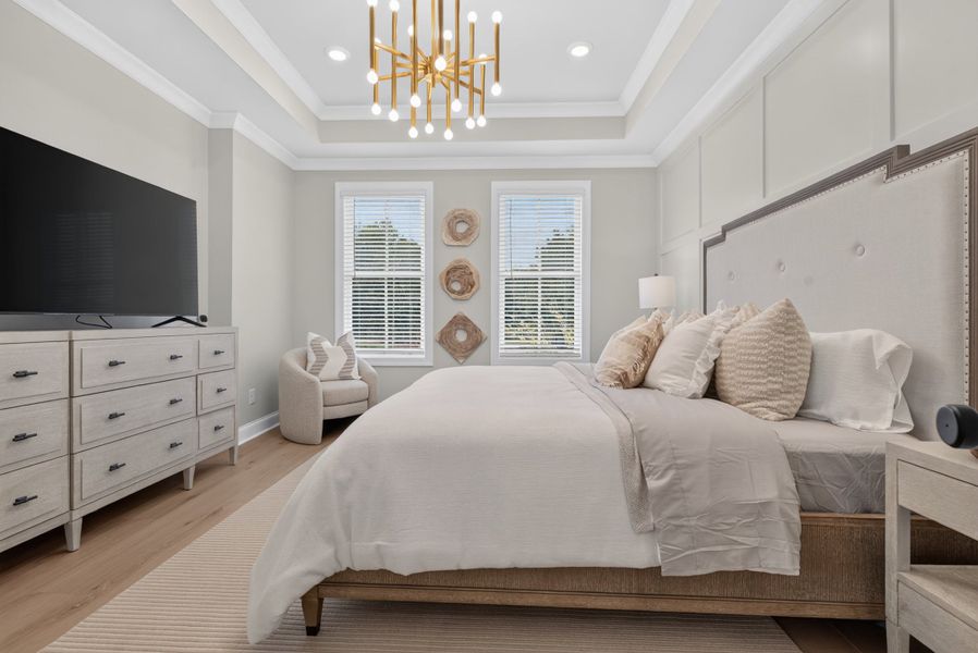 Representative furnished interior of a home built from the The Benton IV by The Providence Group in Ward's Crossing Townhomes, Johns Creek (Image 40).