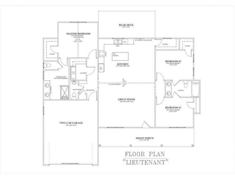 2D floor plan layout of this home in , Morganton, NC (Image 5).