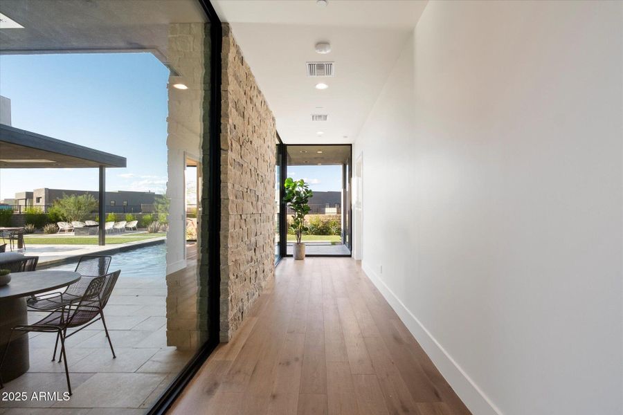 Hallway to Secluded Primary Wing