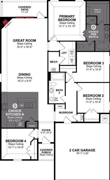 Beazer Homes Verandah Brooks plan