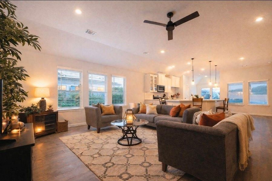 Furnished interior view inside a new home in Crosby Farms, Crosby (Image 5).