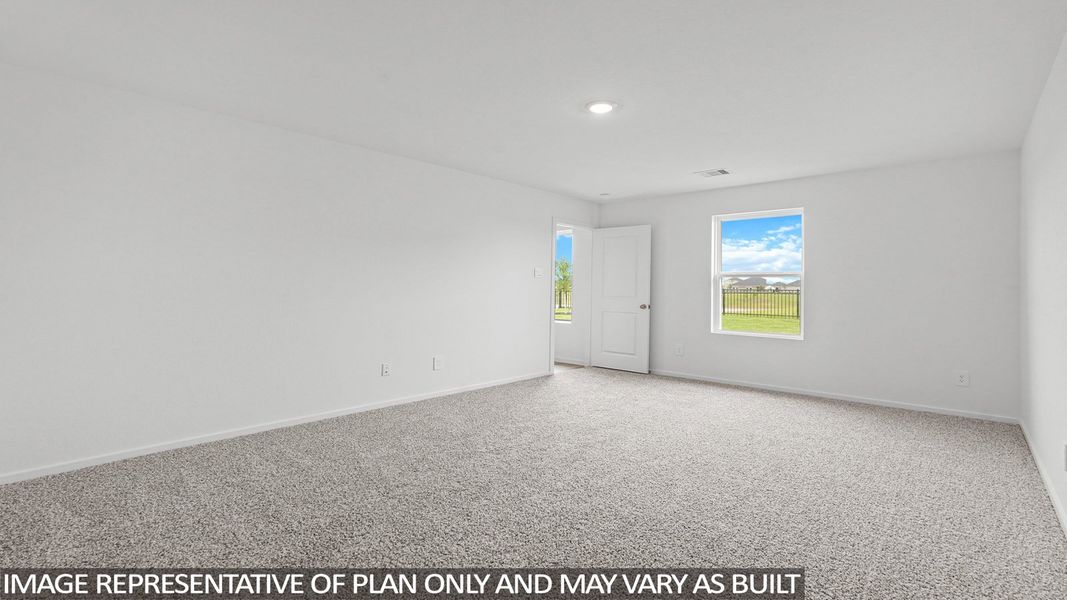 Spacious, unfurnished interior of a new home in Sunterra, Katy (Image 19).