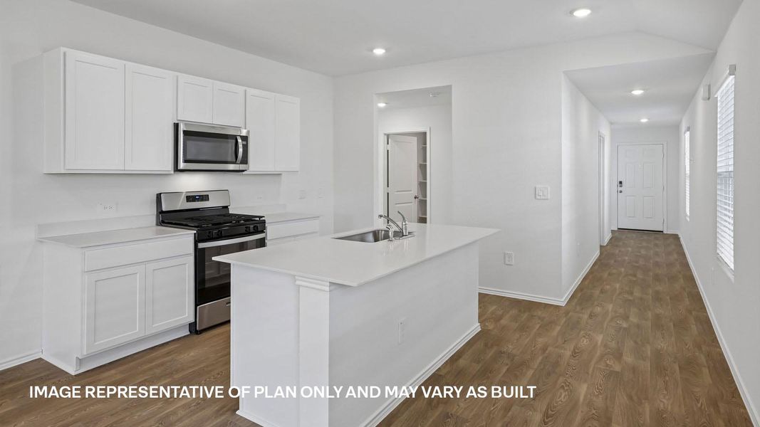 Furnished interior view inside a new home in Durango, Mustang Ridge (Image 7).