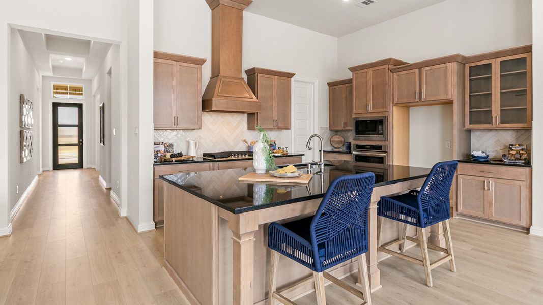 Representative furnished interior of a home built from the Tulane by Brightland Homes in Katy Lakes, Katy (Image 10).