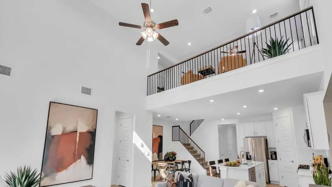 Furnished interior view inside a new home in Rosenbusch Ranch, Leander (Image 15).
