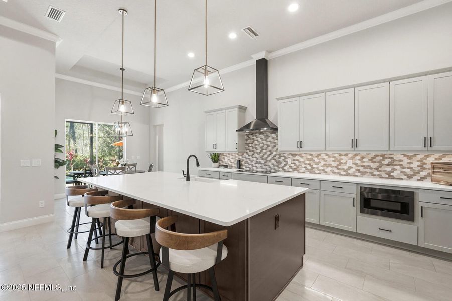 Furnished interior view inside a new home in , Palm Coast (Image 16).