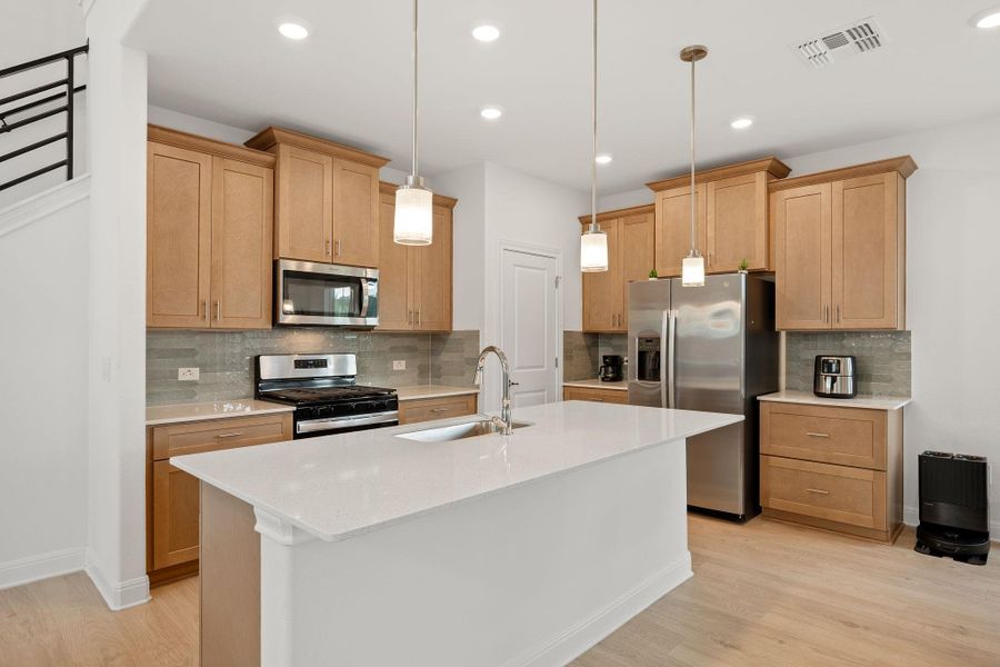 Furnished interior view inside a new home in Messinger Village, Austin (Image 18).