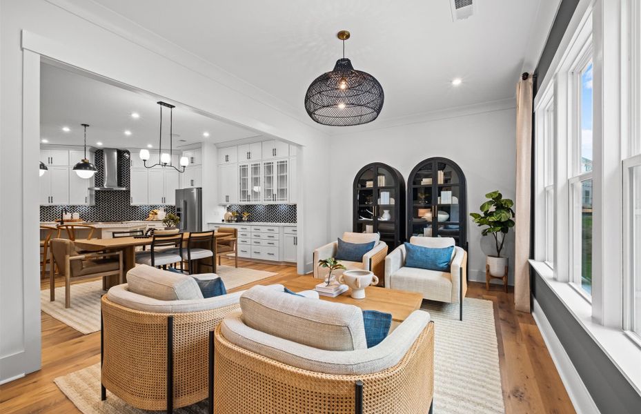 Representative furnished interior of a home built from the Stonegate by Pulte Homes in The Retreat at Carolina Ridge, Harrisburg (Image 38).