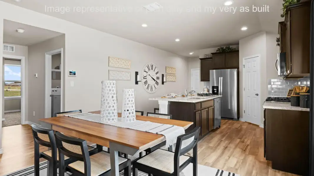 Furnished interior view inside a new home in Heritage Crossing, Corpus Christi (Image 19).