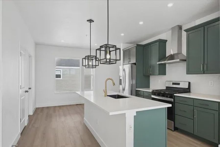 Furnished interior view inside a new home in Westminster Station, Westminster (Image 1). Furnished interior view inside a new home in Westminster Station, Westminster (Image 1).