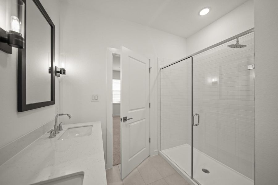 Serene primary bath (*Photo not of actual home and used for illustration purposes only.)