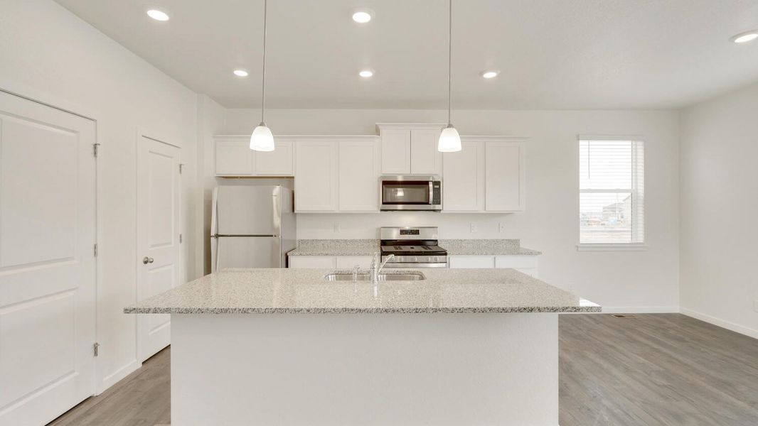 Representative furnished interior of a home built from the Cabral by D.R. Horton in The Ridge at Lorson Ranch, Colorado Springs (Image 4).