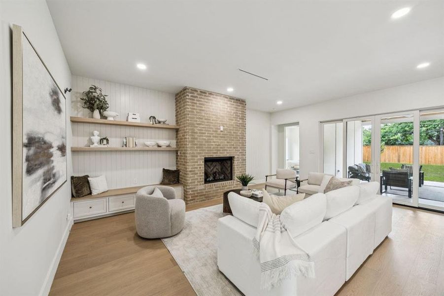 Furnished interior view inside a new home in , Dallas (Image 16).