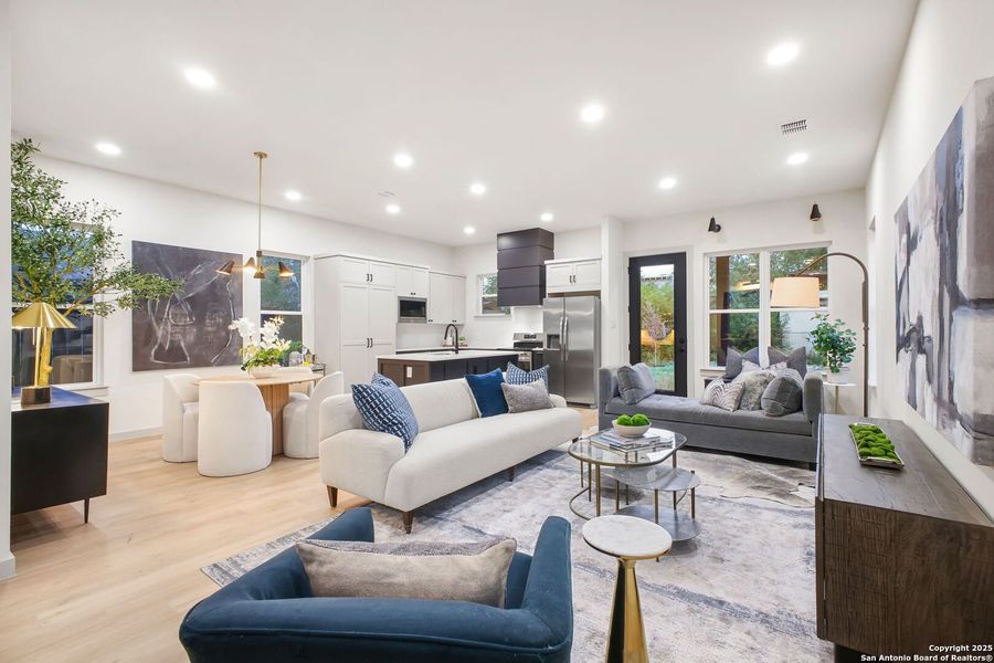 Furnished interior view inside a new home in , San Antonio (Image 34).