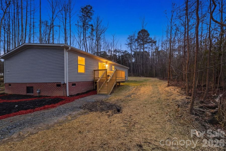 Exterior details and patio area of a home in , Lincolnton (Image 16).