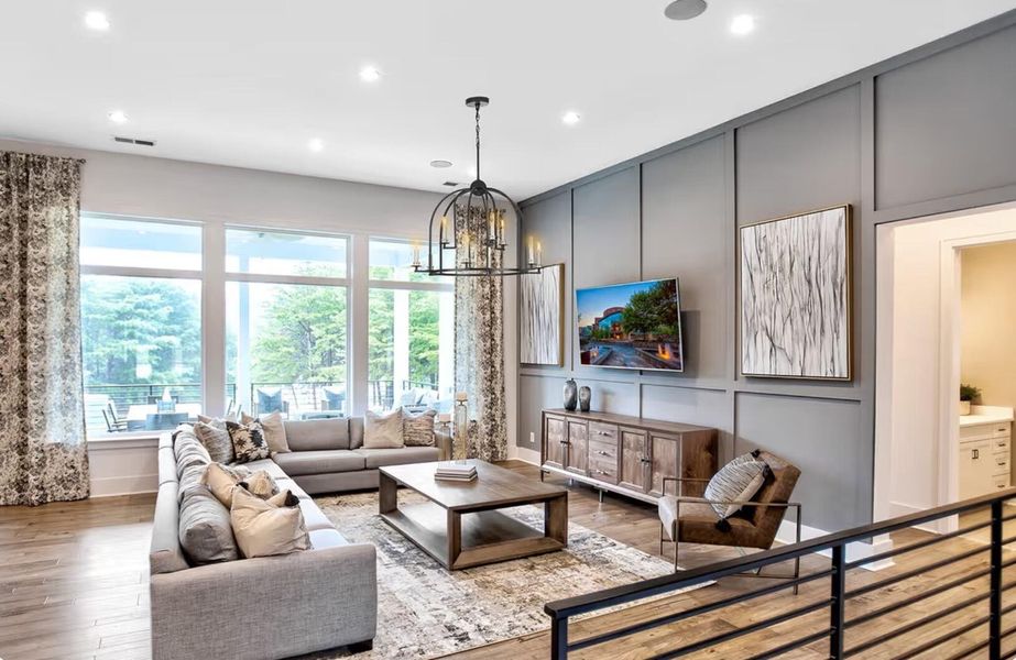 Furnished interior view inside a new home in , Summerville (Image 2). Furnished interior view inside a new home in , Summerville (Image 2).