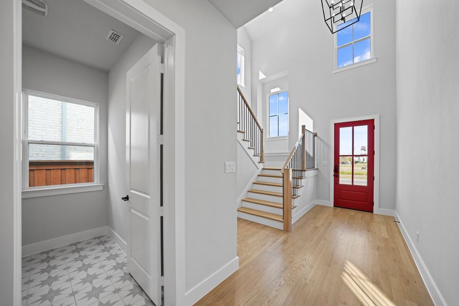 Spacious, unfurnished interior of a new home in Fields - 40' Lots, Frisco (Image 20). Spacious, unfurnished interior of a new home in Fields - 40' Lots, Frisco (Image 20).