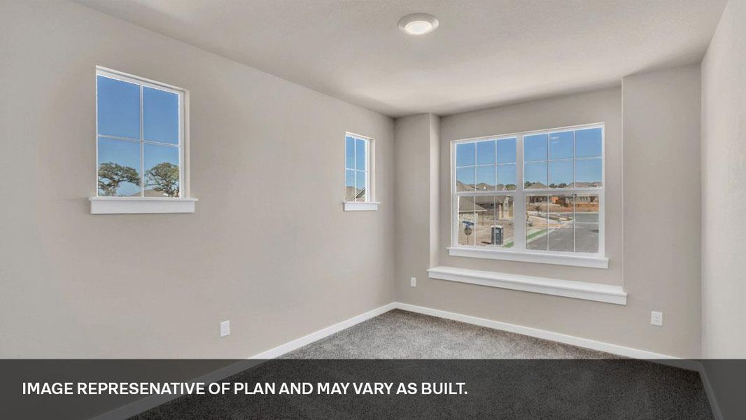 Spacious, unfurnished interior of a new home in Rosenbusch Ranch, Leander (Image 29). Spacious, unfurnished interior of a new home in Rosenbusch Ranch, Leander (Image 29).