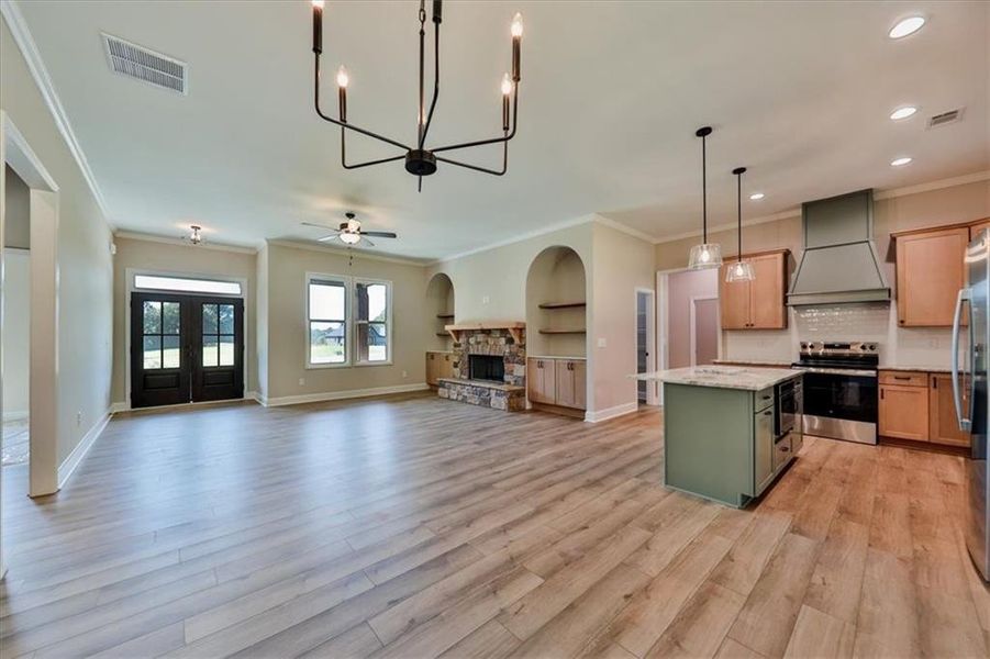 Spacious, unfurnished interior of a new home in , Temple (Image 17). Spacious, unfurnished interior of a new home in , Temple (Image 17).