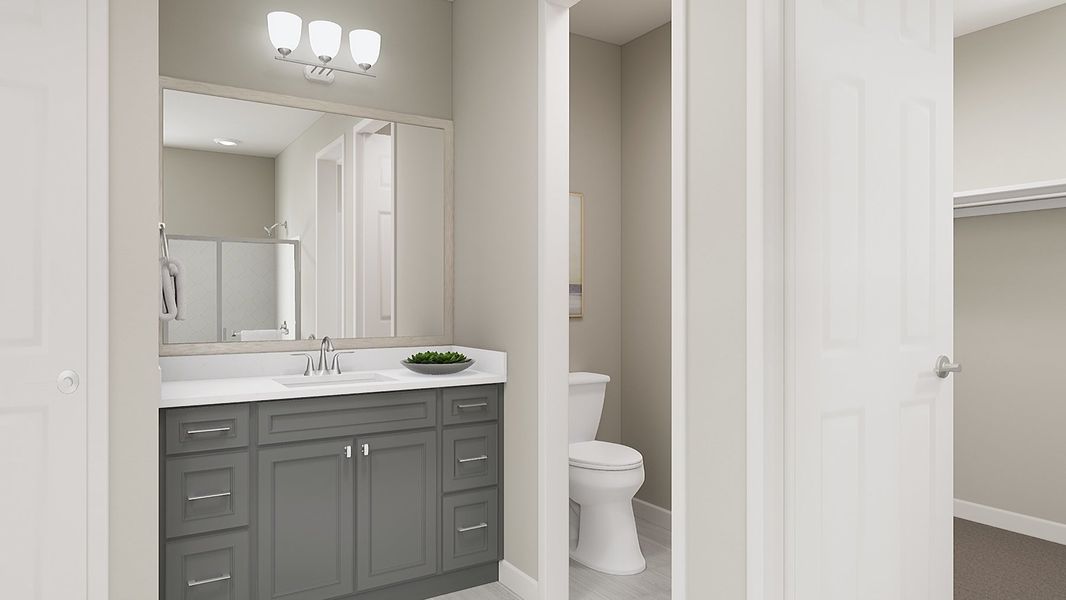 Representative furnished interior of a home built from the Tipton Plan 3507 by Tri Pointe Homes in Soleo, San Tan Valley (Image 23).