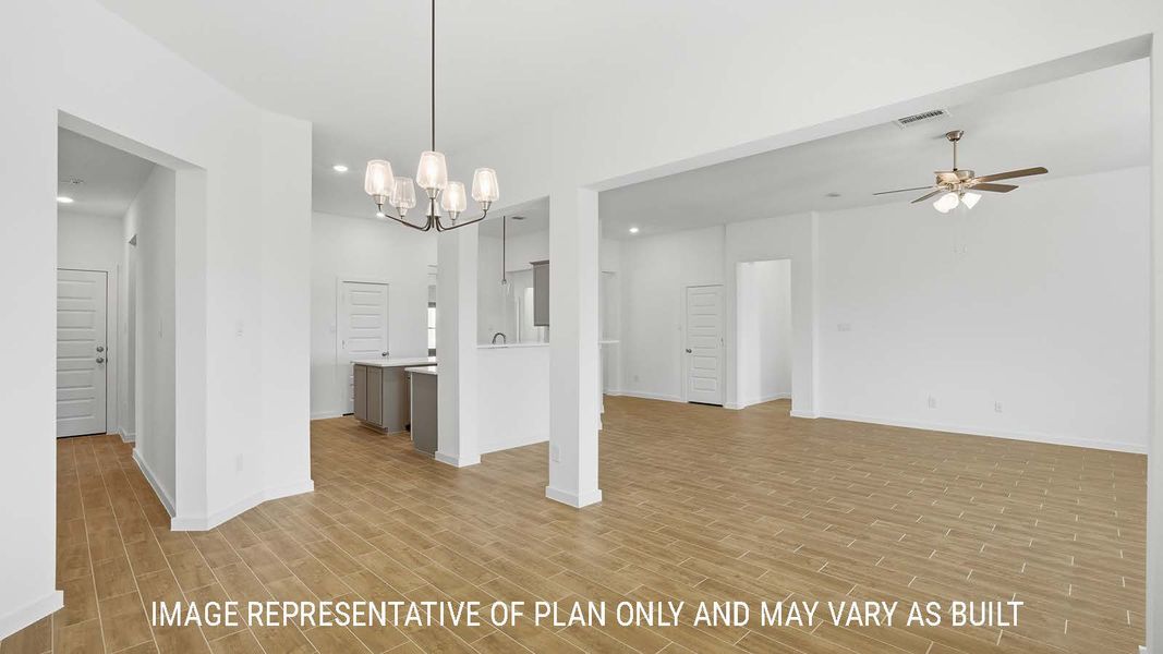 Spacious, unfurnished interior of a new home in The Woods, Lumberton (Image 19).