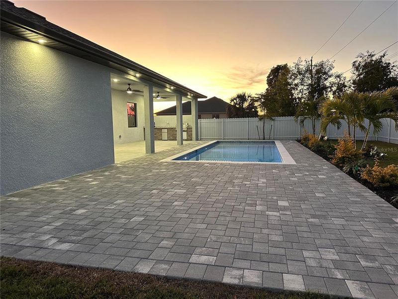 Exterior details and patio area of a home in , Cape Coral (Image 14).