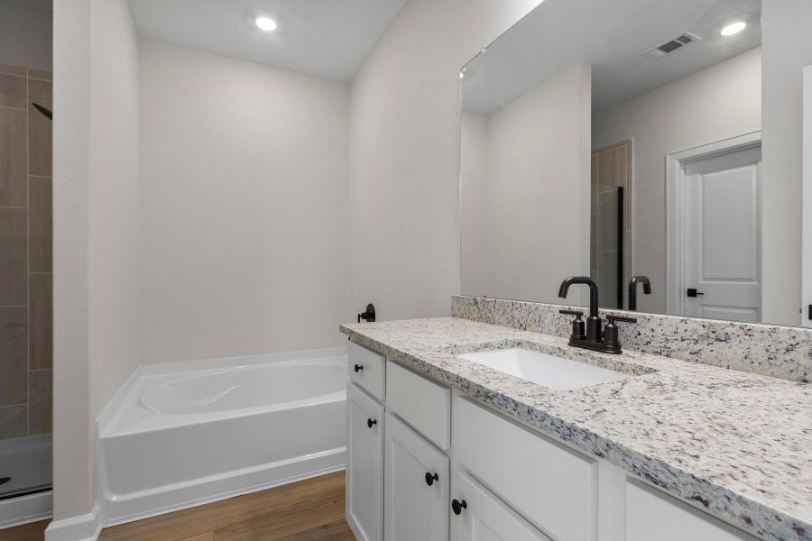 Furnished interior view inside a new home in Emberly, Beasley (Image 7).