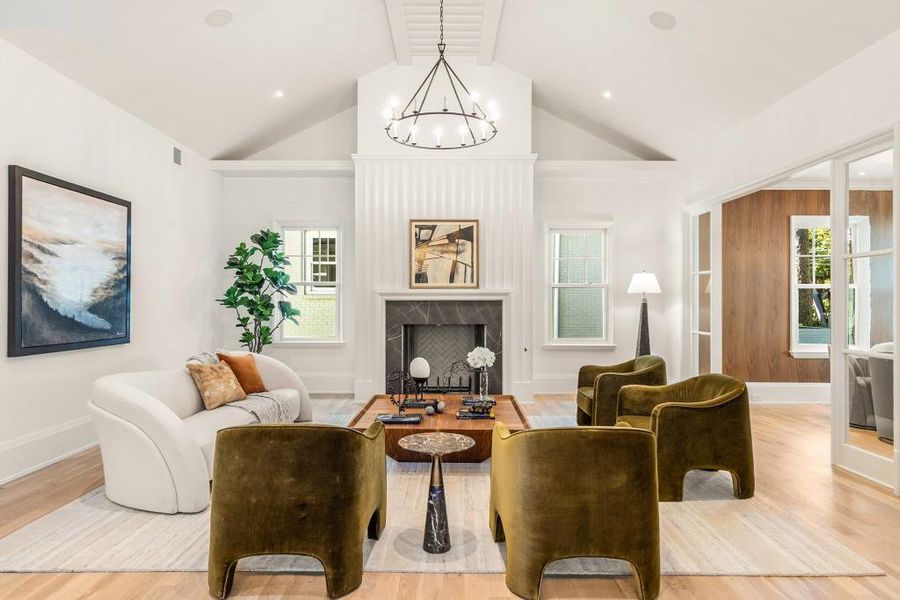 Furnished interior view inside a new home in , Atlanta (Image 12).