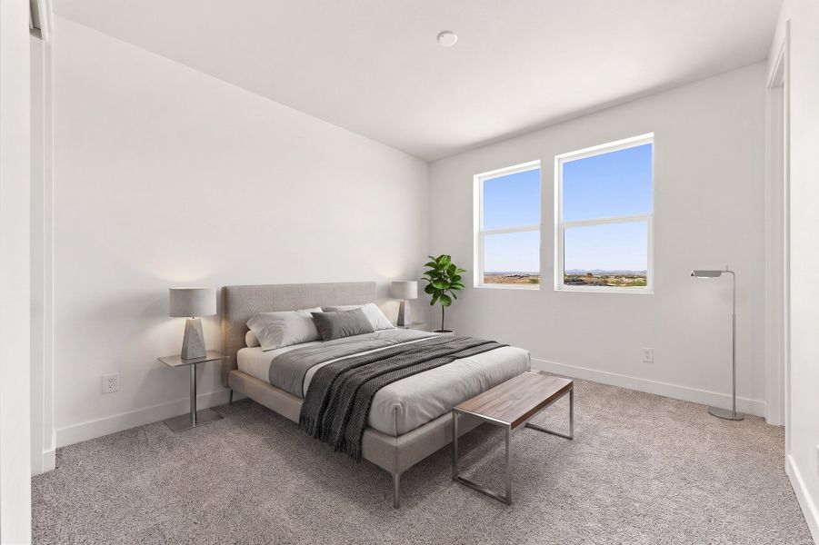Furnished interior view inside a new home in Sanctuary, Phoenix (Image 10).