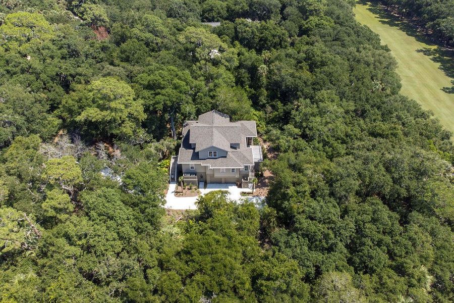 Front exterior of a new home in , Seabrook Island, SC, highlighting curb appeal (Image 26).