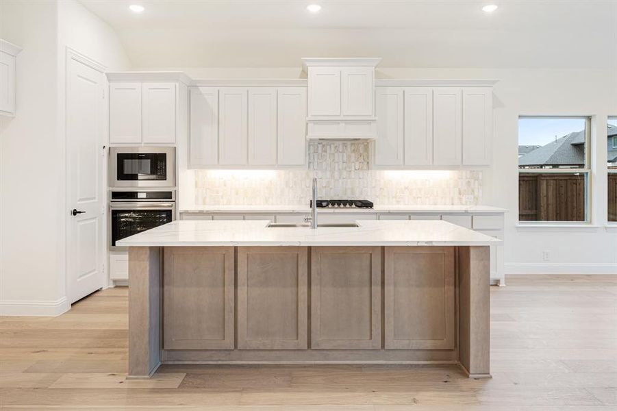 Furnished interior view inside a new home in Windsong Ranch Classic 61, Prosper (Image 7).