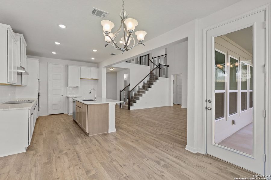 Furnished interior view inside a new home in Megan's Landing 50', Castroville (Image 9). Furnished interior view inside a new home in Megan's Landing 50', Castroville (Image 9).